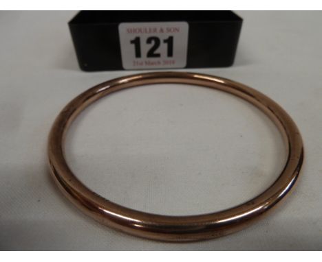 9ct Rose gold bangle