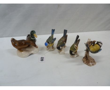 Goebel Blue Tits, Great Tits, Ducks (5) 