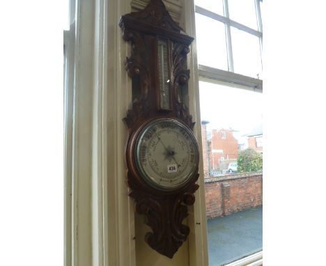 Aneroid banjo barometer 