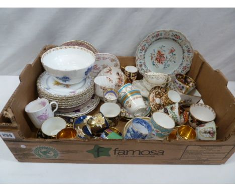 Cabinet cups and saucers, plates etc 