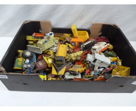 Playworn die cast model cars, trucks- Corgi, Dinky etc 
