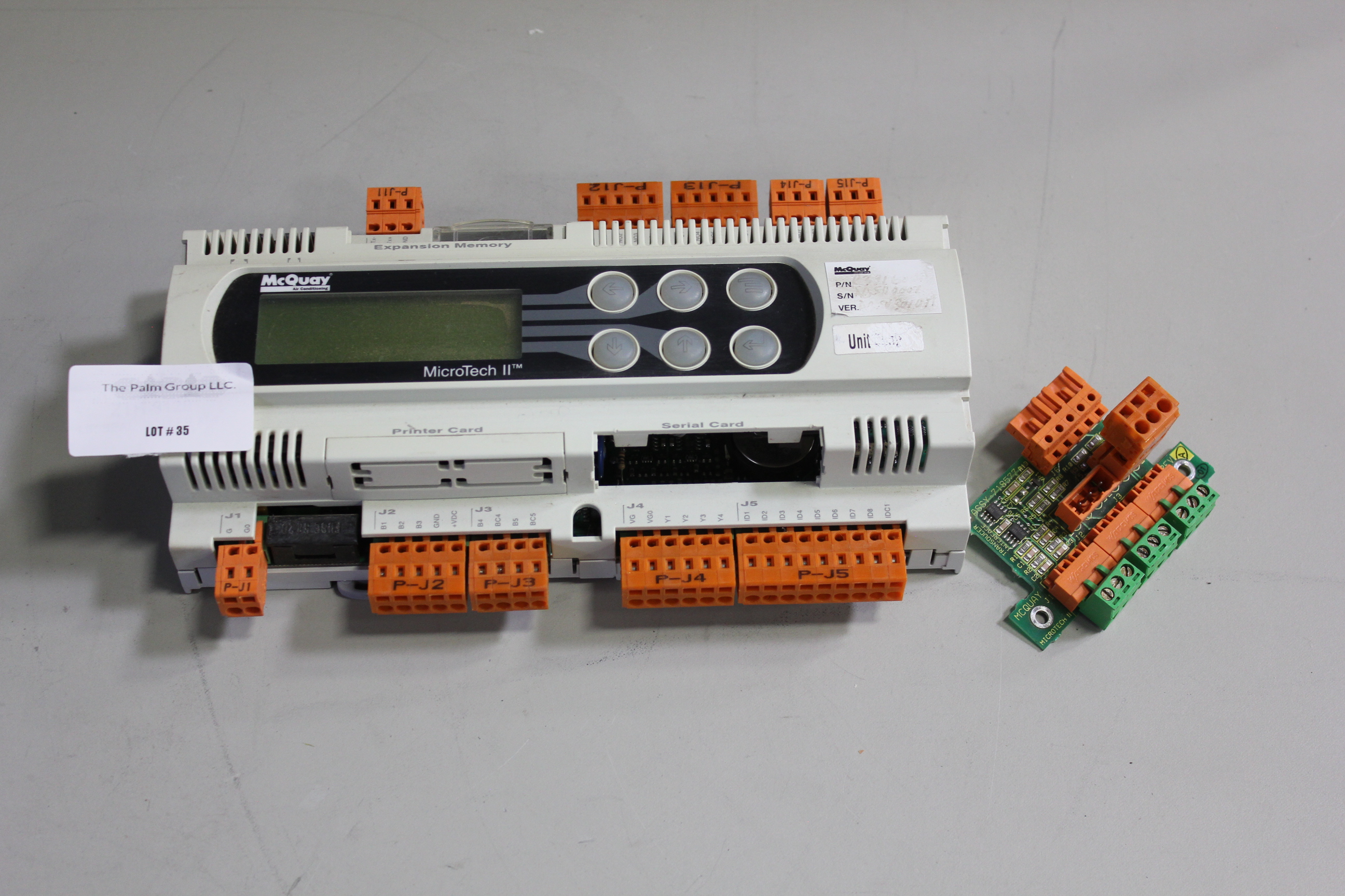 McQUAY MICROTECH II HVAC PLC CONTROLLER