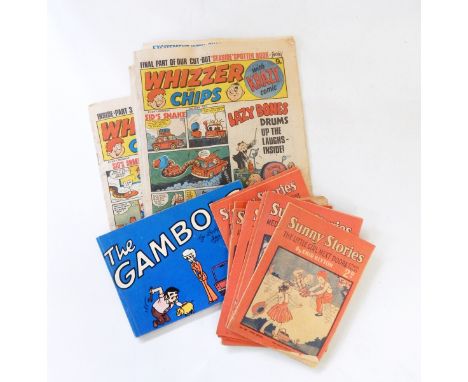 A quantity of mid/late 20th century Ordnance Survey and other maps together with children's publications including 'Sunny Sto