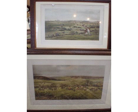 G. D. GILES: 'THE WARD'- THE FAIRYHOUSE RIVER (SIGNED) publ. Fores, 1908, and a similar (unsigned ) print; 'The Meath' (2)