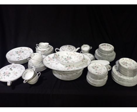 A NORITAKE PART DINNER AND PART TEA SERVICE the large majority Chatham pattern, with a small amount Bristol pattern (a lot)