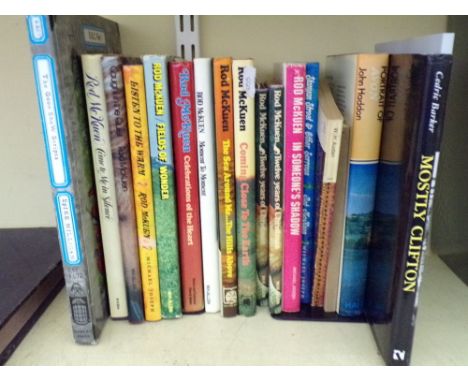 A quantity of poetry books by Rod McKuen including some first editions, The Goon Show scripts, written and selected by Spike 