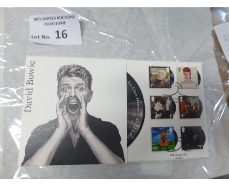 Stamps : GB 2017 David Bowie - Limited Edition of (50) First Day Cover - fine cond