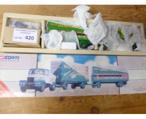 Diecast :Corgi Classics 97897 - Billy Smarts Circus set boxed - box faded - vehicles fine cond