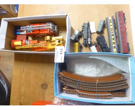 Diecast : Railway - kitmaster engine track Triang &amp; small box of Dinky - play worn