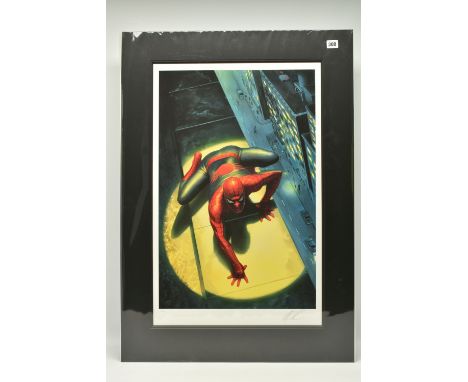 ALEX ROSS FOR MARVEL COMICS (AMERICAN CONTEMPORARY) 'THE SPECTACULAR SPIDERMAN', a signed artist proof edition print on paper
