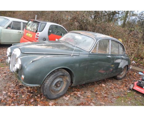 A 1968 DAIMLER V8 250 SALOON, REGISTRATION NUMBER NHJ 592F, in British racing green, Odometer reads 99512 miles, first regist