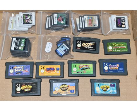 COLLECTION OF MOSTLY LOOSE NINTENDO CARTRIDGES, includes GBA, DS, 3DS and Vita cartridges, highlights include (but are not li