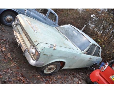 A 1970 FORD ZEPHYR SALOON, REGISTRATION NUMBER KUK 857D, with V6 engine and gearbox, Odometer reads 54079 miles, plate under 