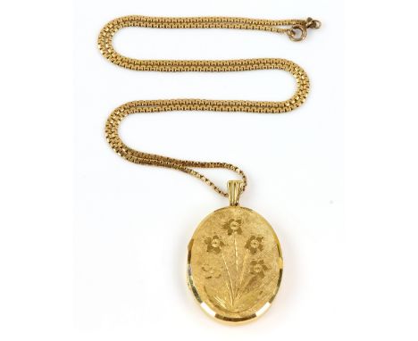 A group of gold jewellery, including as pair of pearl earring, twisted hoop earrings, a single ruby stud and a large oval  lo