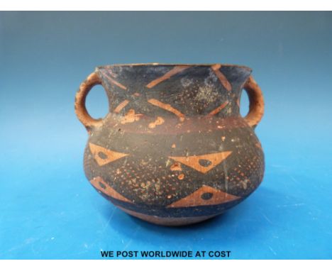 A Chinese Neolithic pottery bowl with certificate 