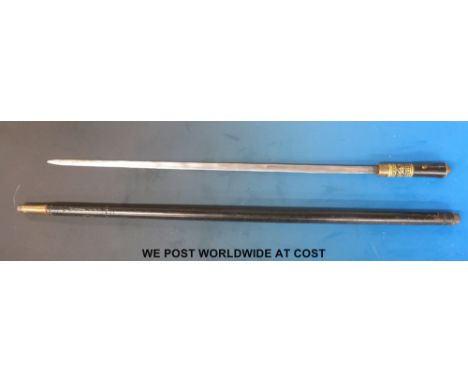 An Indian swordstick