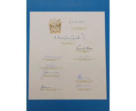 Rhodesia/ Zimbabwe historical interest :- one of the original signed Universal Declaration of Independence documents, signatu