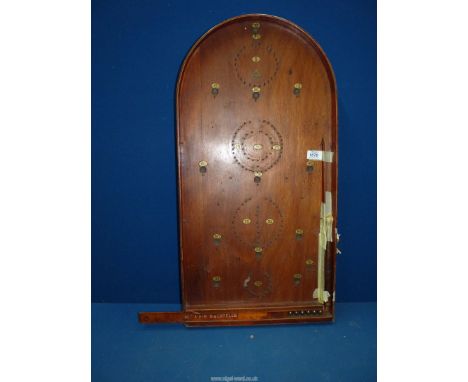 A 'Hit A Pin' Bagatelle board (a/f).