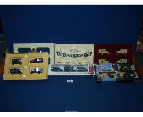 A quantity of model Van boxed sets including The Dambusters 50th Anniversary army RAF set of 4, The Royal Airforce Ground Cre