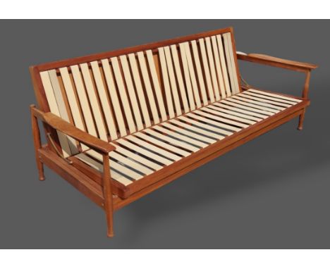 Guy Rogers a teak Manhattan sofa bed, designed by George Fejer and Eric Phamphilon
