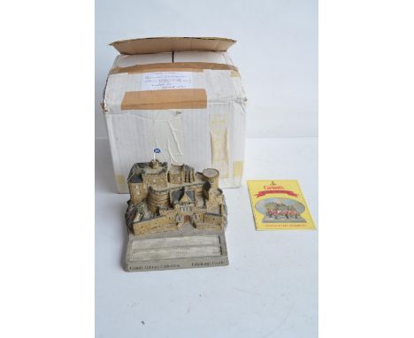 William Grant's Military Collection Edinburgh Castle model soldier display plinth/background as sculpted (and signed) by Patr