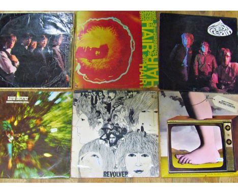 Vinyl - mixed collection to include The Rolling Stones, Revolver, A Hard Days Night, Creedence Clearwater Revival, Cream etc.