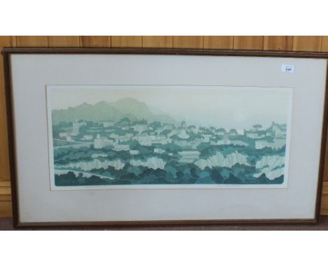 Bernard Green, limited edition print in Ravello, Autumn, 13" x 28"