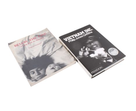 Two signed photography books: Philip Jones Griffiths: Vietenam Inc. 2001 2nd edition-reprint signed to title page. War photog