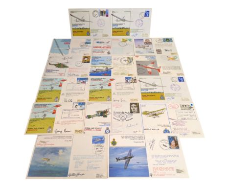 Sixteen Aviation interest signed first day or first flight stamp covers