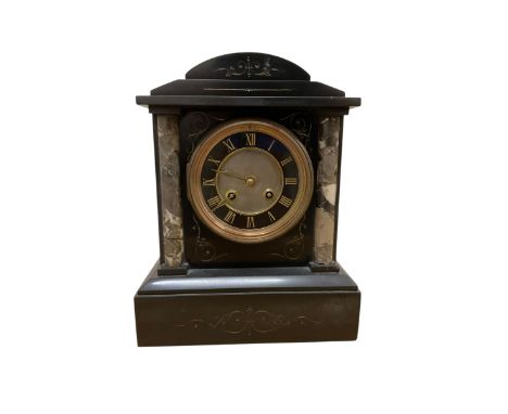 Late 19th century French 8-day mantle clock.