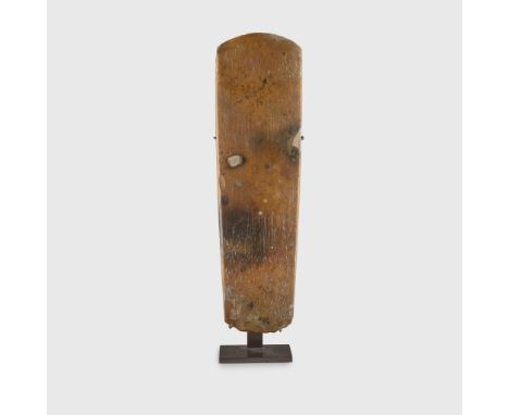 FINE NEOLITHIC FLINT AXE SCANDINAVIA, C. 3500 B.C. flint, the polished stone displaying a rich honey hue, the cutting edge ro