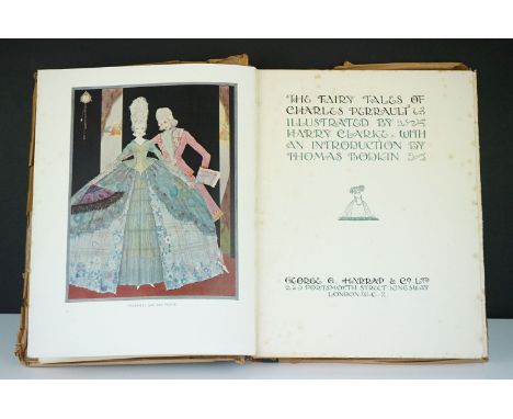 Book - ' The Fairy Tales of Charles Perrault ' illustrated by Harry Clark, published by George Harrap &amp; Co, first edition