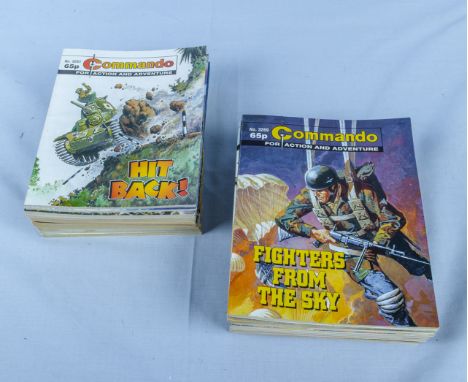 30 vintage Commando comics 65p &amp; 70p 3251/3283