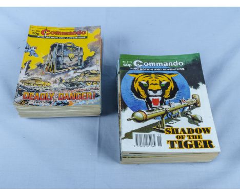 34 vintage Commando comics all 70p 3284/3368
