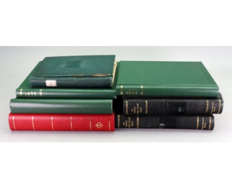 The balance of a stamp collection in seven albums with Canada, South Africa, Kenya, Great Britain, British Commonwealth and E
