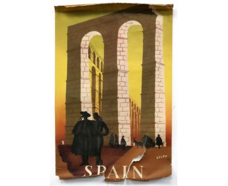Vintage poster; Delpy (20th Century), Spain, circa 1950's, lithograph in colours, published by the Spanish State Tourism Depa