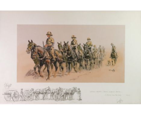 Charles Johnson Payne 'Snaffles' (British, 1884-1967) 'Ubique Meant - 'Bank', Olborn Bank - A Penny all the Way' (R K), signe