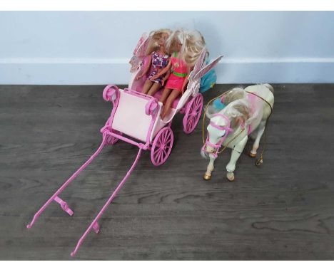 COLLECTION OF BARBIE DOLLS, AND ACCESSORIES  comprising furniture, an electric scooter and a selection of outfits