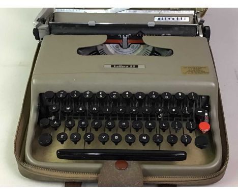 PORTABLE TYPEWRITER, ALONG WITH VINTAGE CAMERAS including a Kodak camera