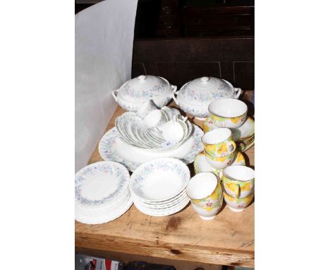Wedgwood Angela 40 piece table service including two tureens, and Royal Grafton part tea service, twenty two pieces.