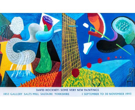 DAVID HOCKNEY (b.1937)Some Very New Paintings, 1853 Gallery, Salts Mill, Saltaire, Yorkshire, 1 September to 30 November 1993