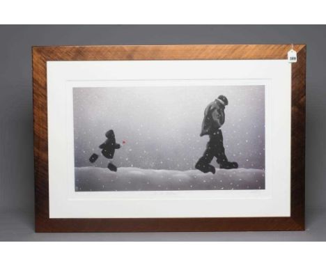 Y MACKENZIE THORPE (b.1956) In His Footsteps, signed, numbered 7/125 and inscribed with title in the margin, reproduction pri