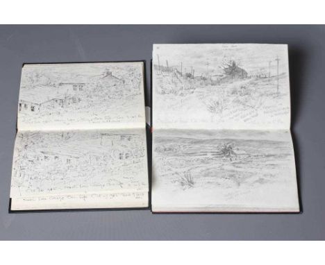 WILLIAM EDWARD PARKER (1922-2017)Two sketchbooks of approximately 300 sketches in pencil and biro depicting views of Oxenhope
