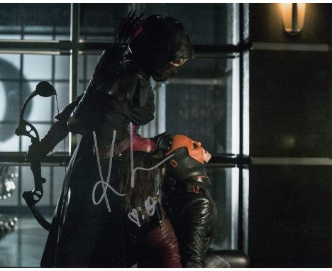 Super Sale! Arrow Katrina Law hand signed 10x8 photo. This beautiful 10x8 hand signed photo depicts Katrina Law as Nyssa al G