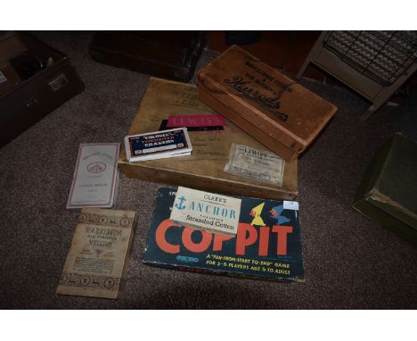 Vintage Boxes and Packaging, Games, etc. 