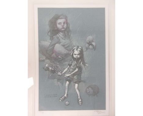 Craig Davison (b.1965),'Curiouser and Curiouser',signed and numbered 56/295,giclee print,40 x 24 cm,with c.o.a. issued by Was