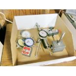 Large Lot of Magnetic Dial Indicator Stands & Dial Indicators