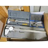 12" Dial Caliper, 6" Digital Caliper, 0-1" Micrometer