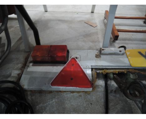 A trailer tail gate