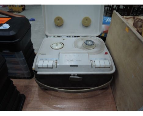 A vintage reel to reel player by Grundig